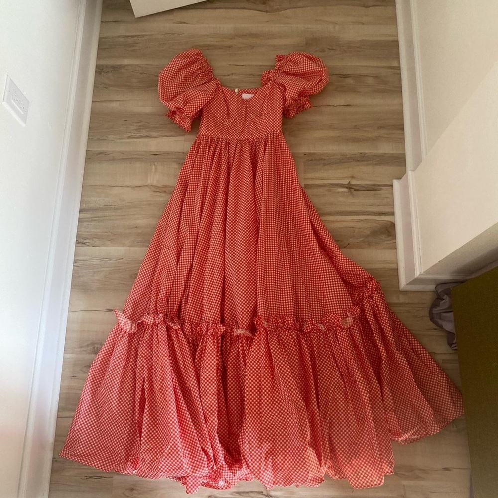 Selkie Red Gingham Ritz Gown